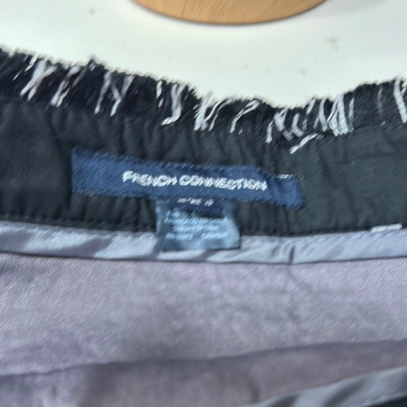 French Connection Chic Black and White Skirt - Picture 2 of 5